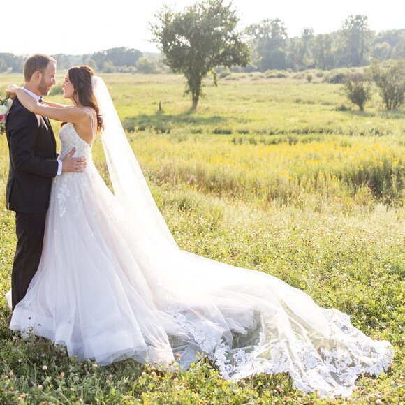 Stella York, Hazel Wedding Dress 6886, Size 6 - altered to 4, Color IV/MC-PL - Picture 7 of 15